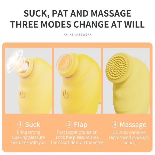 New product: Charging Little Bee Suction device, suction, patting, teasing, masturbation device for women, vibration - Image 2