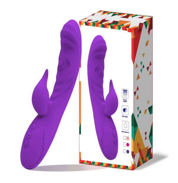 Female rechargeable tongue licking, patting, vibration stick, multi-frequency massage, AV stick, sex toy - Image 5