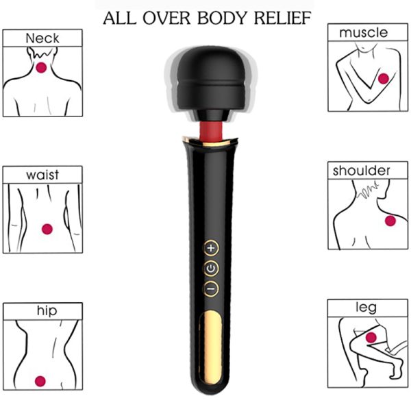 USB charging silicone induction AV stick high-frequency vibration massage flirting - Image 2