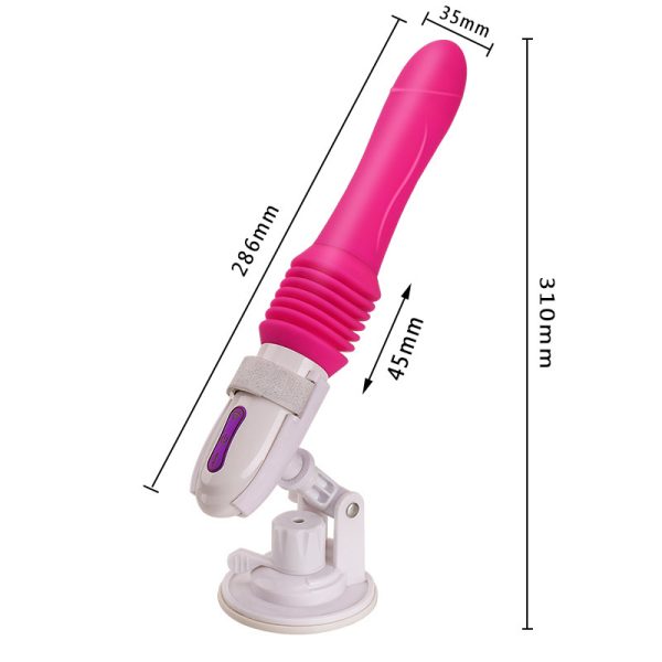 A fully automatic suction cup plug-in charging remote control gun machine for women's masturbation - Image 4