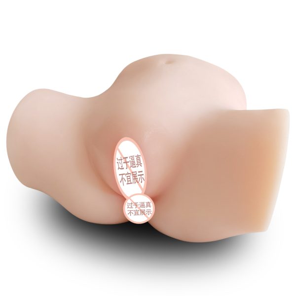 Ultra-Realistic Male Buttocks Anal Trainer - Premium [TPE/Silicone]-Little girl with crossed legs - Image 3